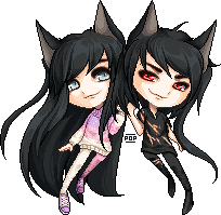 A portrait of a white haired character.